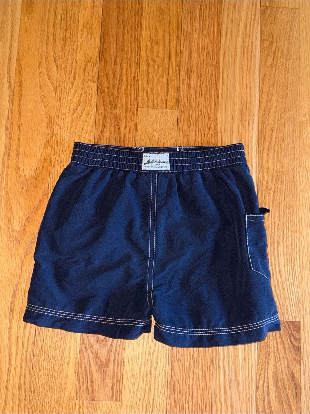🐎 Polo by Ralph Lauren Navy Kids Swim Trunks with Embroidered Pony 18 months